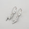 Aretes de Plata 925 Diseño Geométrico Rayo