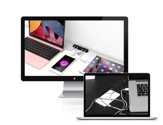 Organizador de Cables con Hebillas de Silicona para Escritorio - Image 4