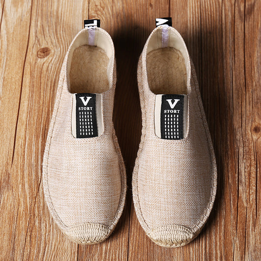 Zapatos Casuales de Lino Coreano