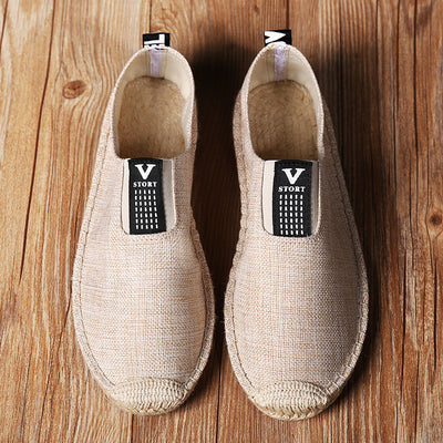 Zapatos Casuales de Lino Coreano