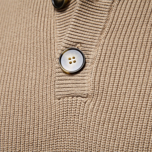 Suéter Business Cuello Alto Hombre - Tejido Premium Liso Casual - Image 4
