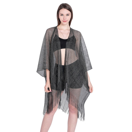 Blusa Playera con Cintas Doradas y Plateadas - Protección Solar Elegante - Image 18