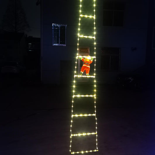 Escalera LED Navideña Impermeable para Decoración Exterior - Image 11