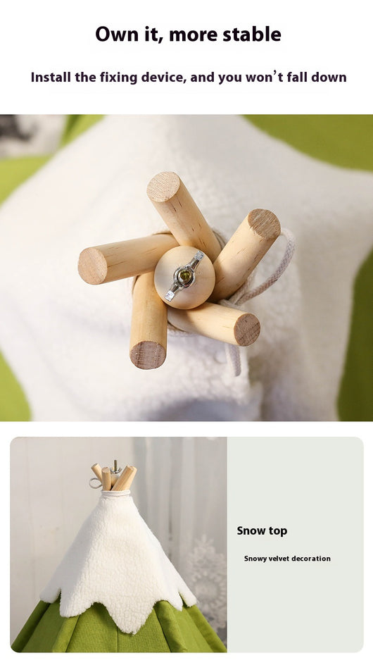 Cama Tienda para Gatos - Nido Desmontable y Lavable Tamaño Pequeño y Mediano - Image 16