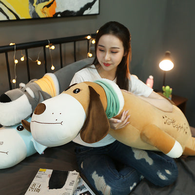 Almohada de Pierna Schnauzer de Peluche para Niñas - Image 8