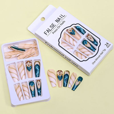 Parches de Uñas Floral Love - Manicura de Larga Duración - Image 6