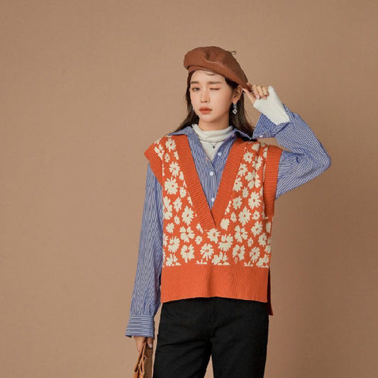 Chaleco Tejido sin Mangas para Mujer - Suéter Elegante y Versátil