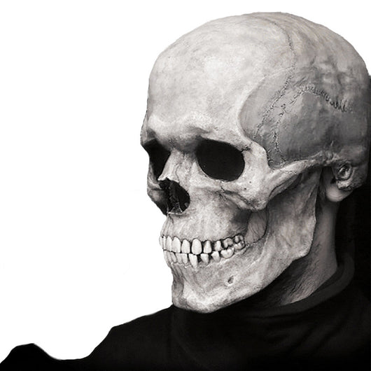 Máscara de Calavera Articulada para Halloween con Mandíbula Móvil - Image 2