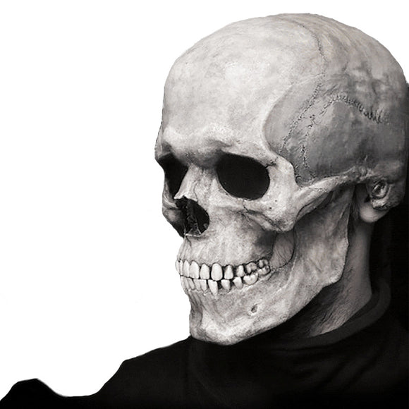Máscara de Calavera Articulada para Halloween con Mandíbula Móvil