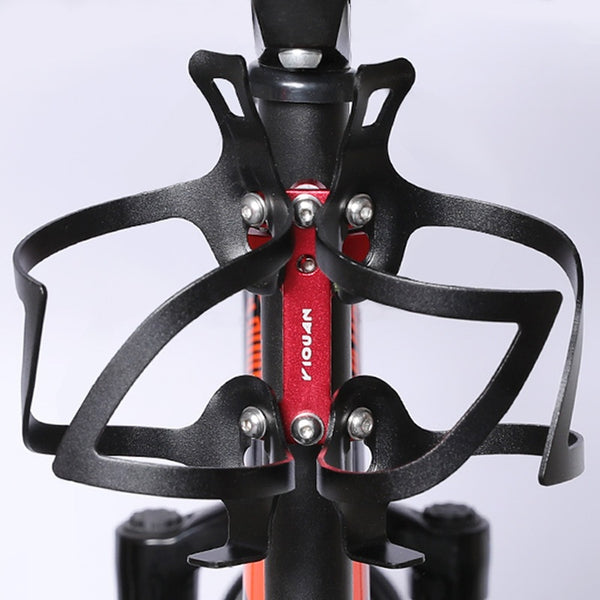 Portabidones Dual para Bicicleta de Montaña con Extensión Ajustable
