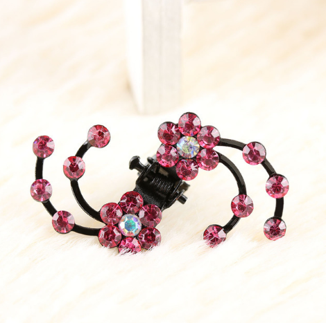 Pinza para Cabello para Niñas - Flor con Brillantes - Image 9