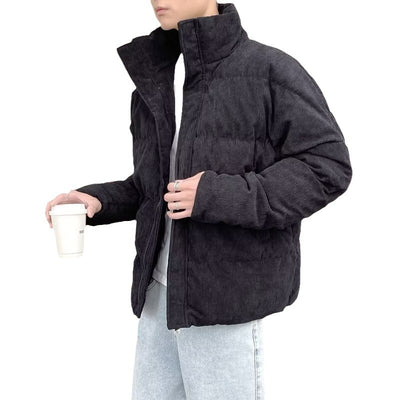 Chaqueta Acolchada de Algodón para Hombre - Estilo Deportivo y Casual - Image 5