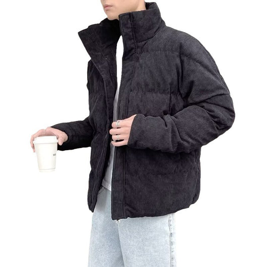 Chaqueta Acolchada de Algodón para Hombre - Estilo Deportivo y Casual - Image 5