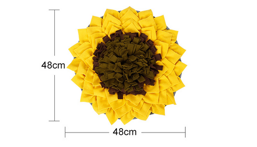 Tapete Interactivo para Perros con Diseño Girasol - Juguete Enriquecedor y Comedero Lento - Image 6