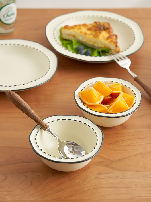 Tazón de Cerámica Blanca Premium para Mesa Moderna - Image 18