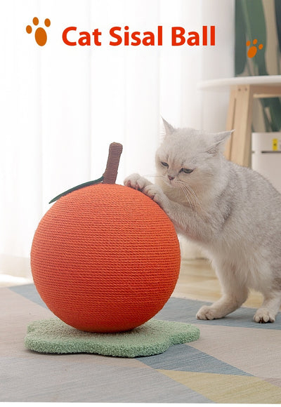 Juguete Rascador para Gatos con Cuerda de Cáñamo y Pelota Gigante - Image 7