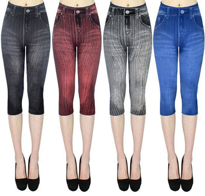 Jeans Slim Fit Levanta Glúteos con Estampado y Tela Elástica - Image 5