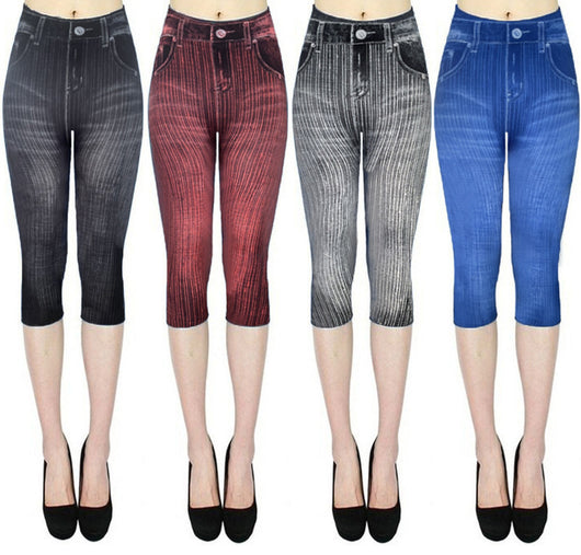 Jeans Slim Fit Levanta Glúteos con Estampado y Tela Elástica - Image 5