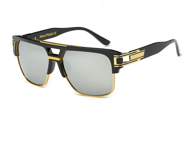 Gafas de Sol Retro Cuadradas Reflectantes Unisex con Colores Vibrantes - Image 8