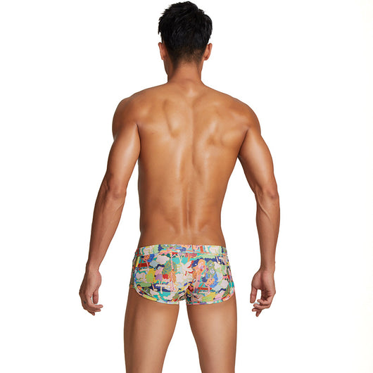 Bóxer de Baño Estampado Corte Bajo para Hombre - Image 10