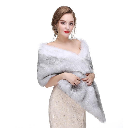 Estola de Piel de Zorro para Novia - Chal Elegante Invierno - Image 24
