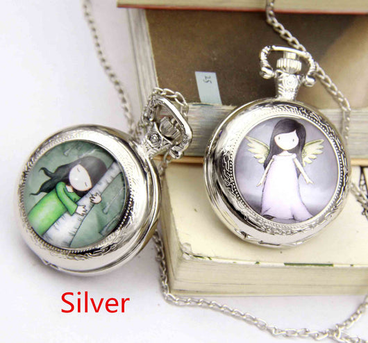 Reloj de Bolsillo Ángel para Mujer - Diseño Clásico y Elegante - Image 10