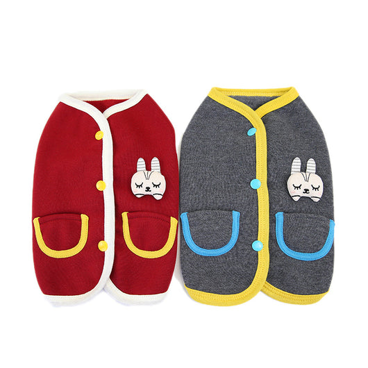 Suéter Cardigan para Conejo Mascota - Image 3