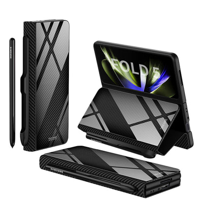 Funda de Cristal Protectora para Galaxy Z Fold5 - Diseño Flip Creativo - Image 30