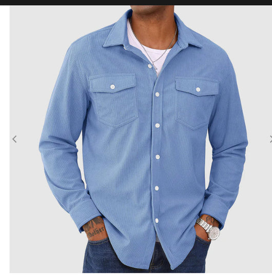 Camisa Exterior Estilo Europeo para Hombre - Image 6