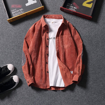 Camisa Suelta de Pana Estilo Japonés - Image 3