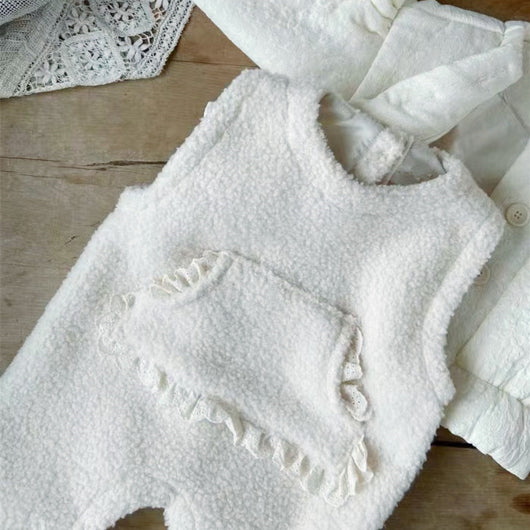 Mameluco Infantil Estilo Vaquero Forrado en Lana Merino con Bolsillos Grandes - Image 3