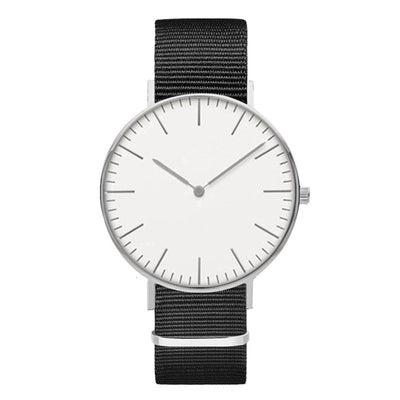 Reloj de Hombre Cuarzo Oro Rosa Ultra Delgado con Correa de Acero Doble Aguja - Image 3