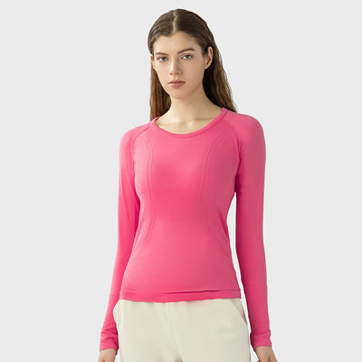 Playera Deportiva Mujer Cuello Redondo Ajustada y Transpirable - Image 19