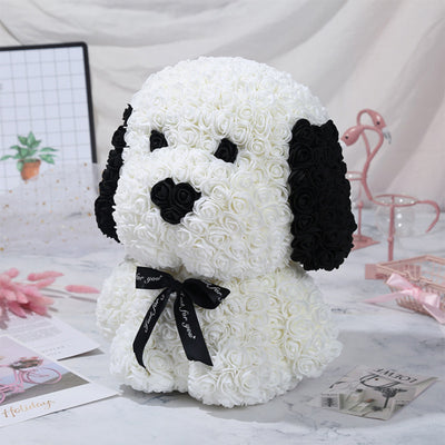Jabón Floral Rosa Pug San Valentín - Osito Perro Aromático Decorativo - Image 3