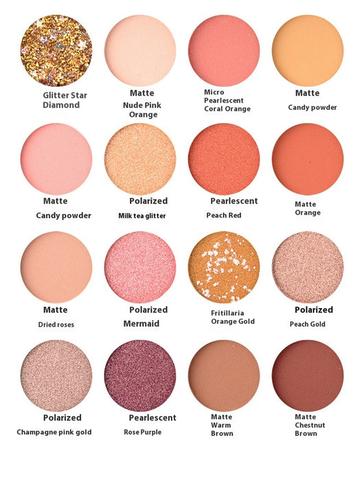 Paleta de Sombras 16 Colores Shimmer y Mate - Set Completo de Maquillaje Profesional - Image 8