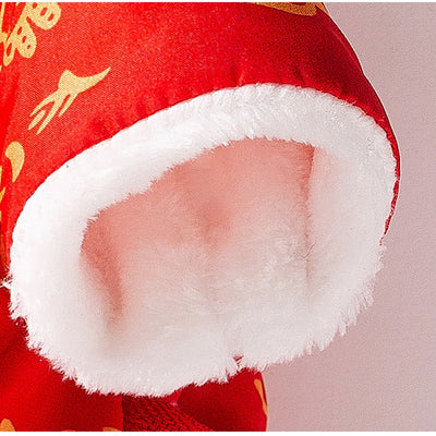 Abrigo Festivo Año Nuevo para Mascotas - Chaqueta Térmica Tang para Perros y Gatos - Image 6