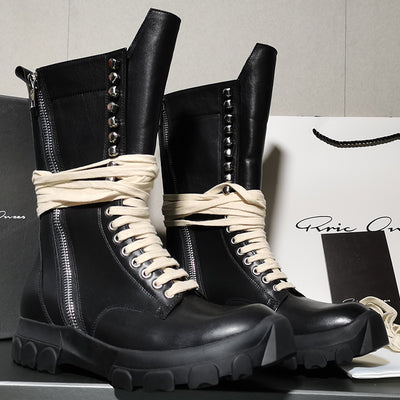 Botas Casuales para Hombre en Cuero Genuino con Doble Cierre - Image 11
