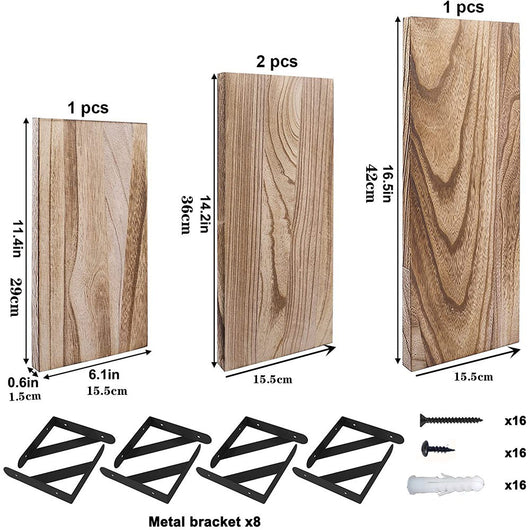 Repisa de Pared en Madera Maciza - Estante Flotante Moderno - Image 16