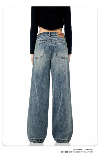 Jeans Americanos Holgados Azul Lavado - Image 11