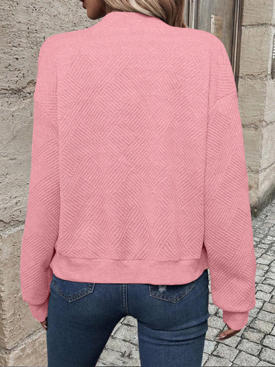 Chaqueta Abrigo de Mujer con Cierre de Color Sólido - Image 30