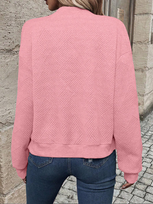 Chaqueta Abrigo de Mujer con Cierre de Color Sólido - Image 30