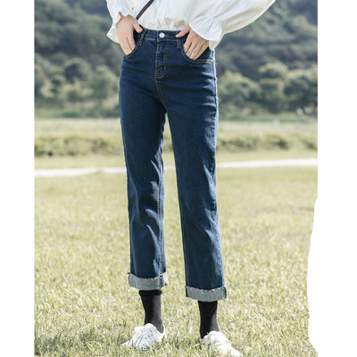 Pantalones Largos Slim Fit de Talle Alto - Diseño Minimalista Versátil - Image 6