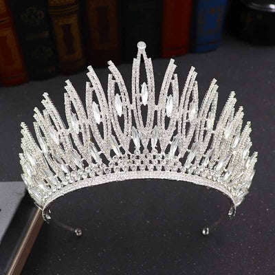 Corona de Cristal Brillante con Rhinestones - Accesorio Elegante Europeo y Americano - Image 5
