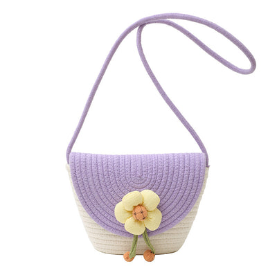 Bolsa de Paja con Flores para Mujer - Estilo Verano - Image 9