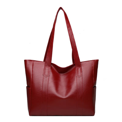 Bolso de Cuero Vintage de Gran Capacidad para Mujer - Image 11