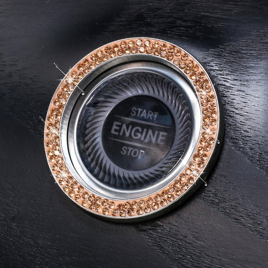 Anillo Decorativo con Diamantes para Botón de Arranque de Auto - Accesorios para Mujeres - Image 20