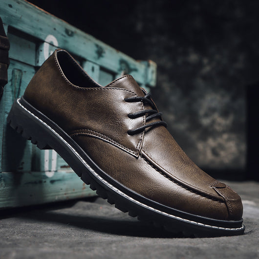 Zapatos de Cuero para Hombre Invierno - Casual y Elegante - Image 13