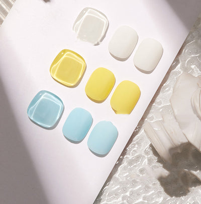 Adhesivo de Uñas con Esmalte Fluorescente de Moda