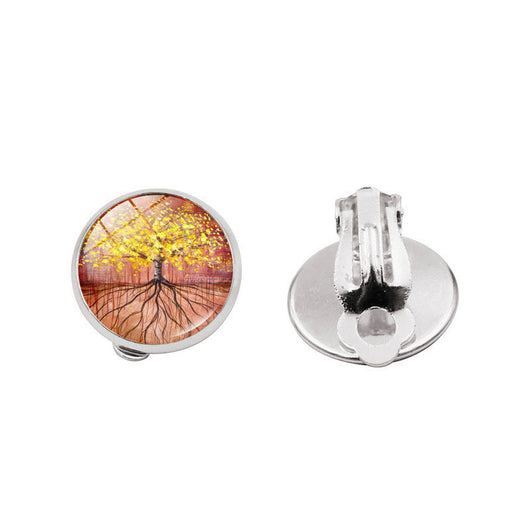Aretes Árbol de la Vida con Gema Brillante - Image 20