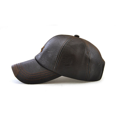 Gorra de Béisbol en Cuero Genuino para Hombre - Image 2